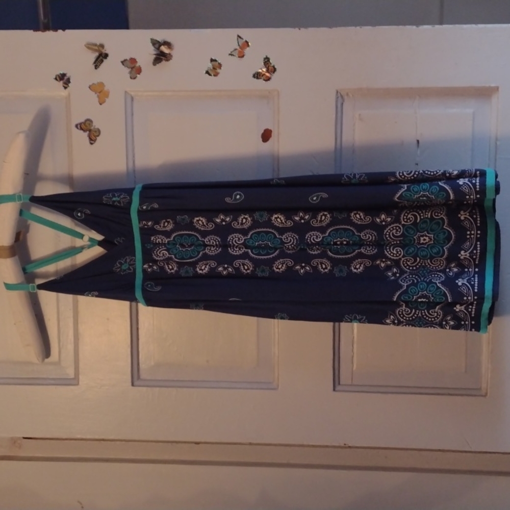 AEROPOSTALE BLUE BOHO SUNDRESS